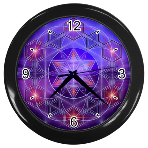 Gratitude Wall Clock (Black) from ArtsNow.com Front