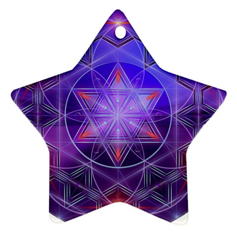 Gratitude Ornament (Star) from ArtsNow.com Front