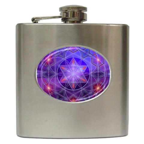 Gratitude Hip Flask (6 oz) from ArtsNow.com Front