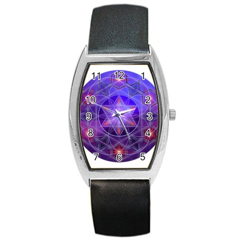 Gratitude Barrel Style Metal Watch from ArtsNow.com Front