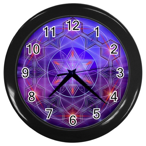 Gratitude Wall Clock (Black) from ArtsNow.com Front