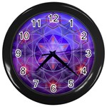 Gratitude Wall Clock (Black)