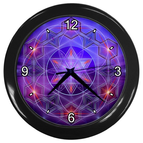 Gratitude Wall Clock (Black) from ArtsNow.com Front