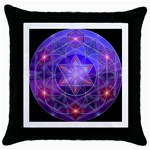 Gratitude Throw Pillow Case (Black)