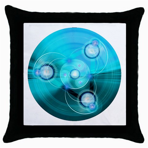 Healing Throw Pillow Case (Black) from ArtsNow.com Front