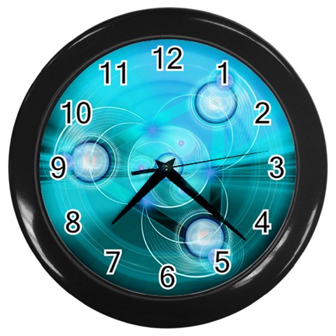 Healing Wall Clock (Black) from ArtsNow.com Front