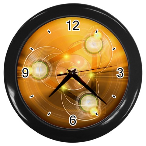 Healing Wall Clock (Black) from ArtsNow.com Front