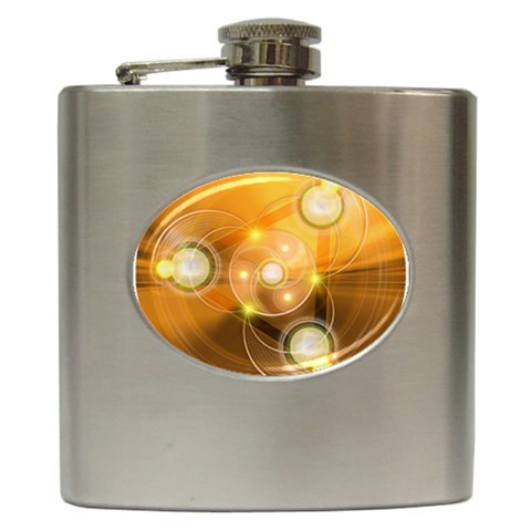 Healing Hip Flask (6 oz) from ArtsNow.com Front