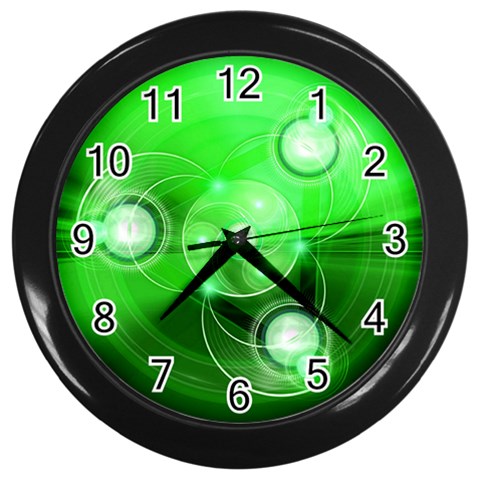 Healing Wall Clock (Black) from ArtsNow.com Front