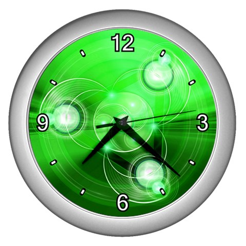 Healing Wall Clock (Silver) from ArtsNow.com Front