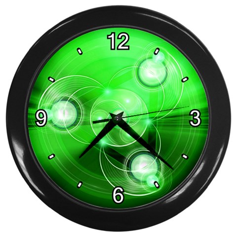 Healing Wall Clock (Black) from ArtsNow.com Front