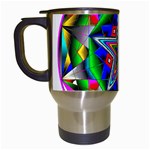 Icosidodecahedron Travel Mug (White)