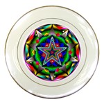 Icosidodecahedron Porcelain Plate