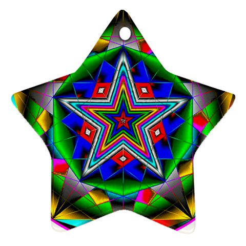 Icosidodecahedron Ornament (Star) from ArtsNow.com Front