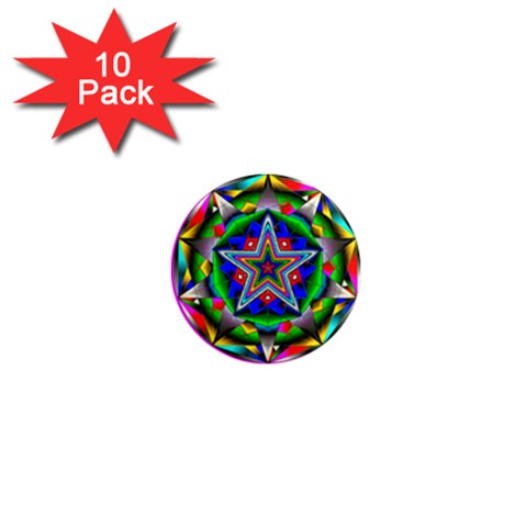 Icosidodecahedron 1  Mini Magnet (10 pack)  from ArtsNow.com Front