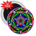 Icosidodecahedron 3  Magnet (10 pack)