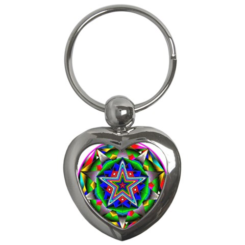 Icosidodecahedron Key Chain (Heart) from ArtsNow.com Front