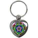 Icosidodecahedron Key Chain (Heart)