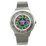 Icosidodecahedron Stainless Steel Watch