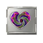 Infinity Mega Link Heart Italian Charm (18mm)