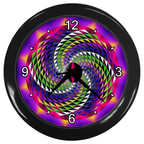 Infinity Wall Clock (Black) from ArtsNow.com Front