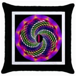 Infinity Throw Pillow Case (Black)