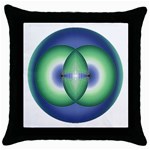 Interconnection Throw Pillow Case (Black)