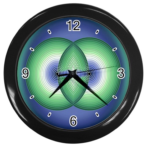 Interconnection Wall Clock (Black) from ArtsNow.com Front