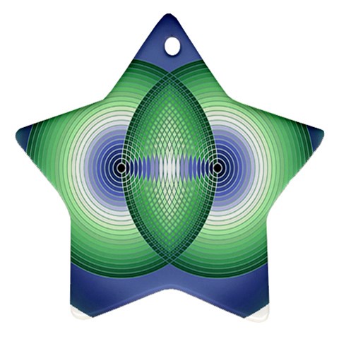 Interconnection Ornament (Star) from ArtsNow.com Front