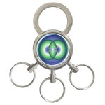 Interconnection 3-Ring Key Chain