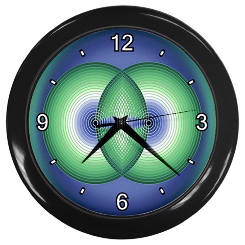 Interconnection Wall Clock (Black) from ArtsNow.com Front