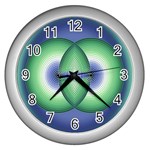 Interconnection Wall Clock (Silver)