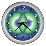 Interconnection Wall Clock (Silver)