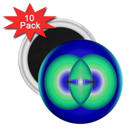 Interconnection 2.25  Magnet (10 pack) from ArtsNow.com Front