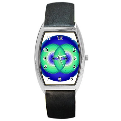 Interconnection Barrel Style Metal Watch from ArtsNow.com Front