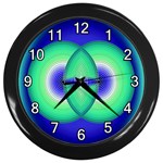 Interconnection Wall Clock (Black)