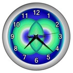 Interconnection Wall Clock (Silver)