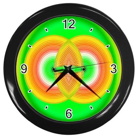 Interconnection Wall Clock (Black) from ArtsNow.com Front