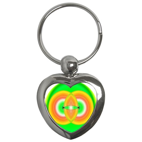 Interconnection Key Chain (Heart) from ArtsNow.com Front