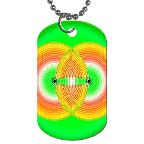 Interconnection Dog Tag (Two Sides) from ArtsNow.com Front