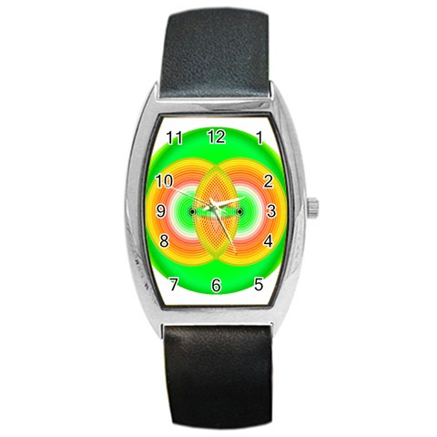 Interconnection Barrel Style Metal Watch from ArtsNow.com Front