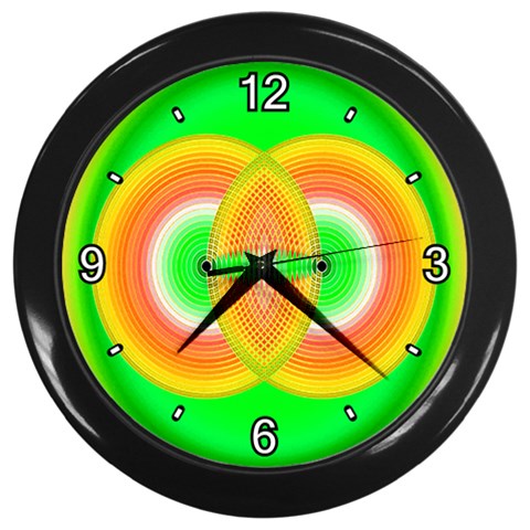 Interconnection Wall Clock (Black) from ArtsNow.com Front