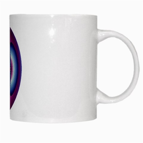 Interconnection White Mug from ArtsNow.com Right