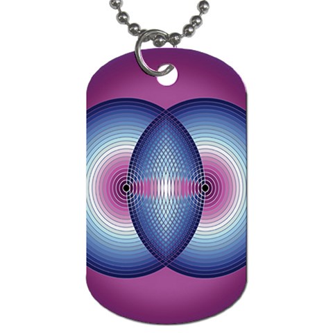 Interconnection Dog Tag (Two Sides) from ArtsNow.com Back