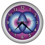 Interconnection Wall Clock (Silver)