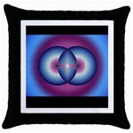 Interconnection Throw Pillow Case (Black)