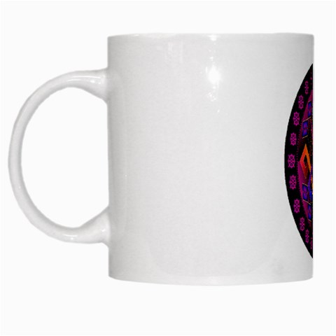 Endless Knot White Mug from ArtsNow.com Left