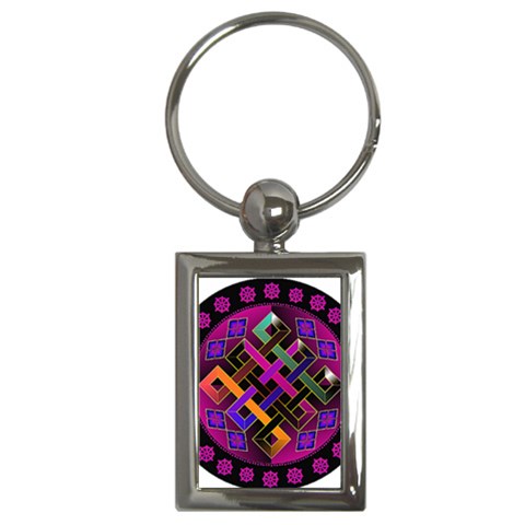 Endless Knot Key Chain (Rectangle) from ArtsNow.com Front