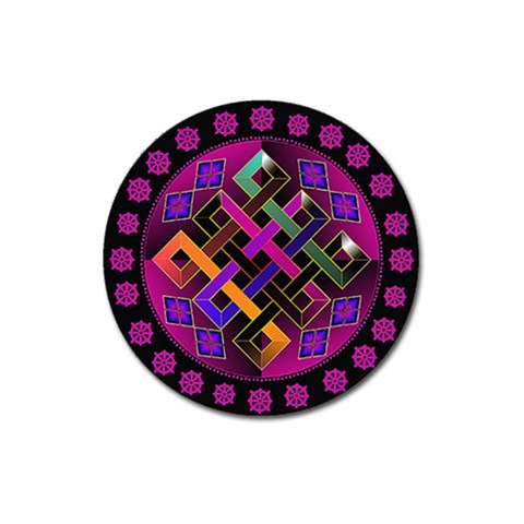 Endless Knot Magnet 3  (Round) from ArtsNow.com Front