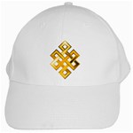 Endless Knot gold White Cap